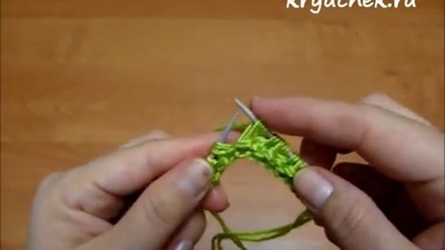 Узор Соты спицами смотреть онлайн
