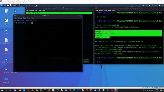 #27 Пентест с помощью Kali Linux. Исследование уязвимостей Digitalworld local Joy. смотреть онлайн
