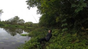 Рыбалка в Подмосковье. Река Лопасня. Ловля на фидер и поплавок.Рыба есть! Рыбалка на окуня и плотву