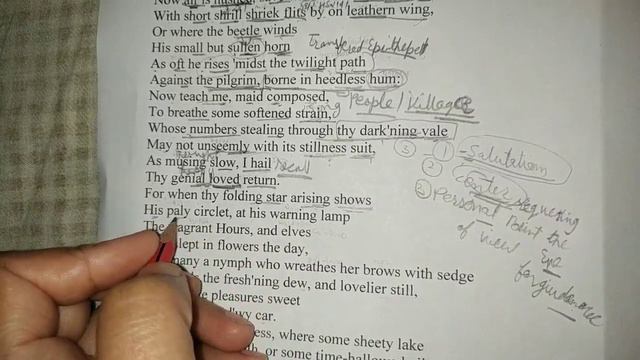 Ode to Evening || line by line summary in hindi смотреть онлайн