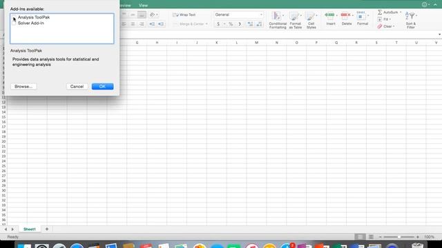 Installing Excel Toolpak (Data Analysis) on Mac смотреть онлайн