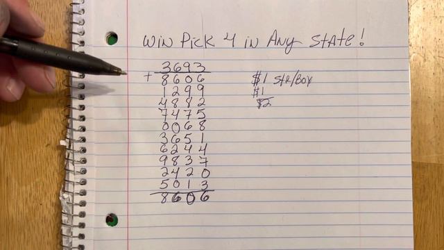 🔥WIN PICK 4 IN ANY STATE! GREAT PICK 4 STRATEGY TO WIN PICK 4 IN YOUR STATE!!! смотреть онлайн