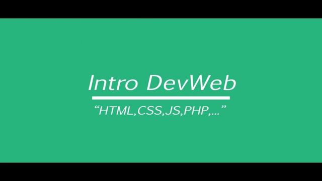 Intro DevWeb HTML,JS,PHP, смотреть онлайн