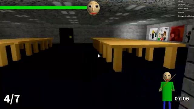 Baldi's Basics Walkthrough - (Roblox Speedrun) смотреть онлайн