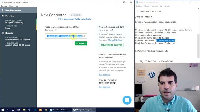 ?MongoDB?02?Como instalar Compass? y conectar con Atlas смотреть онлайн