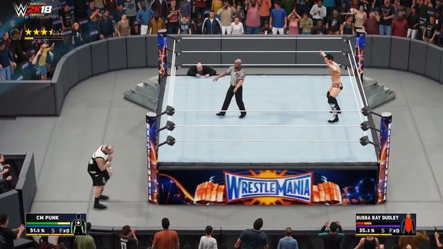 WWE 2K18 GAMEPLAY: CM Punk VS. Bully Ray [incl. PC Mods] смотреть онлайн