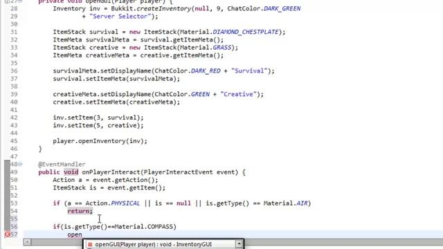 How To Make a Bukkit Plugin: Episode 76 *Inventory GUI* смотреть онлайн