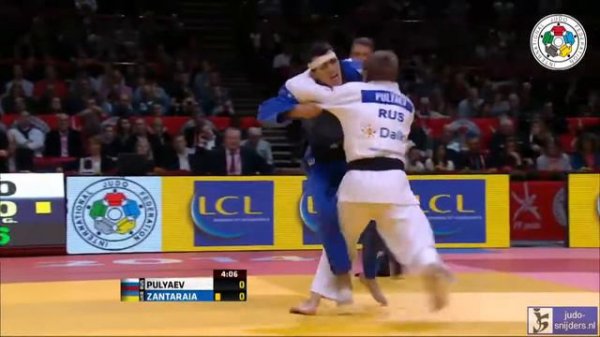 Judo 2014 Grand Slam Paris: Pulyaev (RUS) - Zantaraia (UKR) [-66kg] final