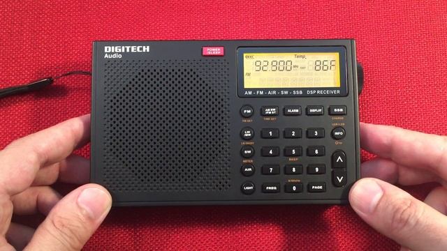 DIGITECH AR-1780 AM FM SW SSB LW AIR Portable Radio Review смотреть онлайн