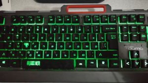 Клавиатура с подсветкой выбранного языка