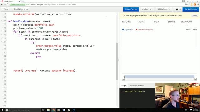 [See Description] Pipeline Tutorial - Python for Finance with Quantopian and Zipline 20 смотреть онлайн