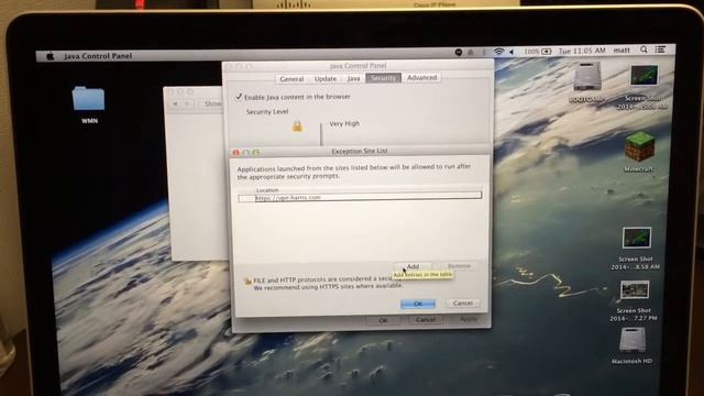 set Java security for Mac смотреть онлайн