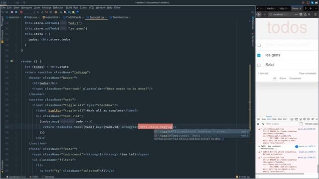 Tutoriel React : React par la pratique : Todolist смотреть онлайн