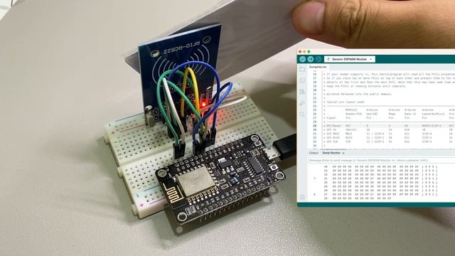 Arduino + ESP8266 + RC522 RFID Module to save RM 100 replacement fee for my RFID access card. смотреть онлайн