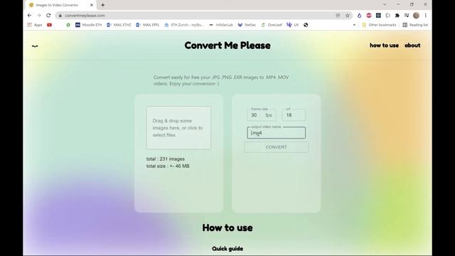 convert .JPG to .MP4 / .MOV смотреть онлайн