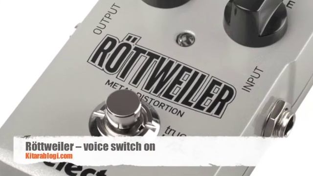 TC Electronic Röttweiler pedal *** Kitarablogi.com смотреть онлайн