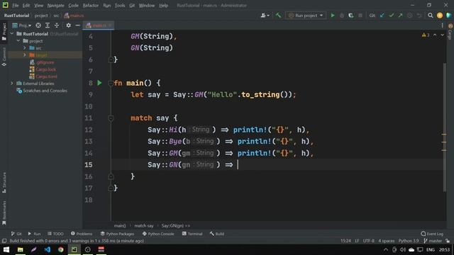 [ПЕРЕЧИСЛЕНИЯ] Rust #16. Создание перечислений и работа с ними. Match. Реализация enum-методов смотреть онлайн