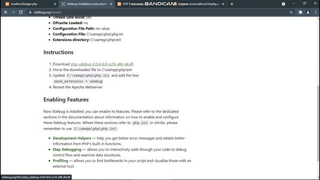 Set Up XDEBUG untuk PHP pada XAMPP смотреть онлайн
