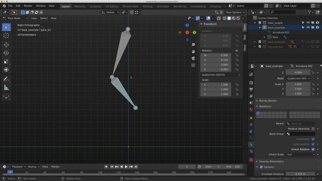 Disconnected Vs Connected Bones | Blender Rigging For Animation смотреть онлайн