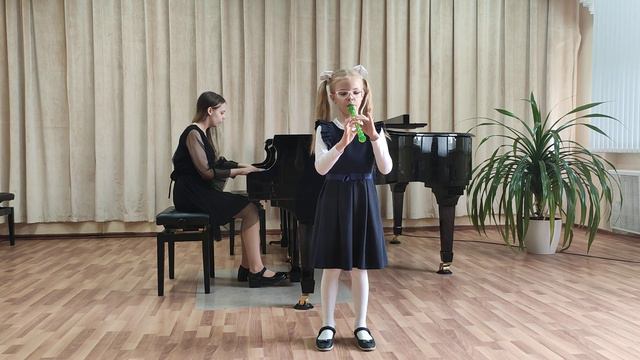 Б. Майзель - "Кораблик" Ерёмина Екатерина (флейта) - Скачкова Елена смотреть онлайн