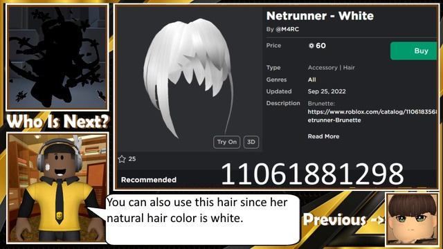 Cyberpunk Edgerunners - Lucy Roblox Cosplay Showcase