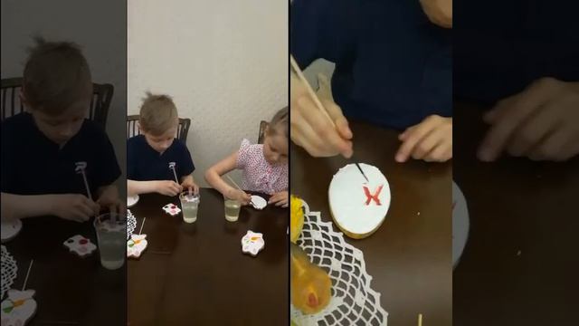 Пряничные раскраски для детей на Пасху смотреть онлайн