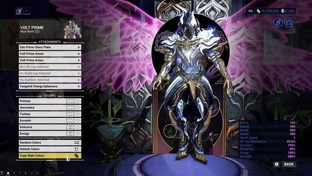 Warframe | Fashion Frame | Volt Prime : Stormbringer смотреть онлайн