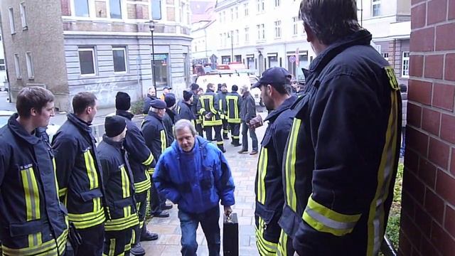 Feuerwehr Weißwasser Stadträtespalier