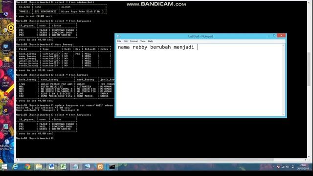 ER DIAGRAM, SKEMA RELASIONAL & IMPEMENTASI DI MYSQL смотреть онлайн