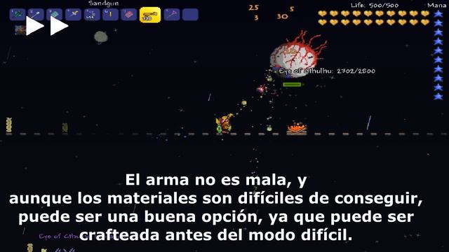 Sandgun (Pistola de arena) - Crafteo - Terraria 1.2 смотреть онлайн