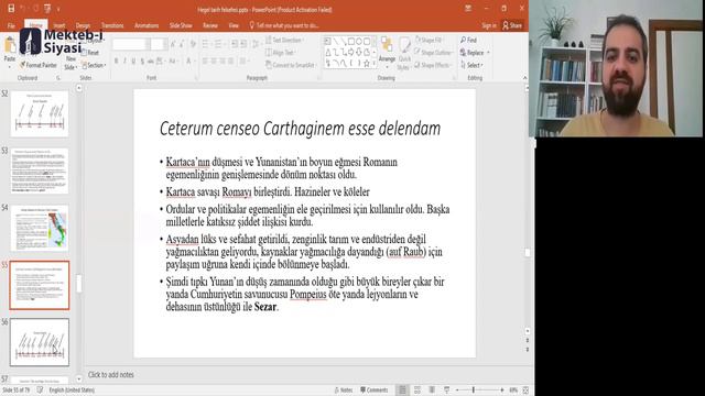 Hegel | Tarih Felsefesi (5. Ders) - Dr. Metin Demir