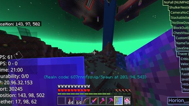 Griefing a realm with horion (nbt in description) смотреть онлайн