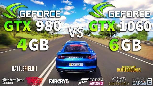 GTX-980 VS GTX-1060 смотреть онлайн