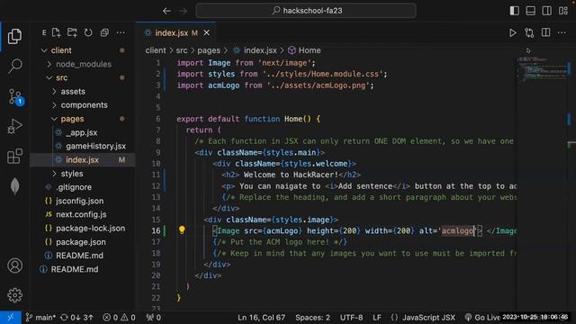 Hack School 3: React & Next.js | Fall 2023 смотреть онлайн