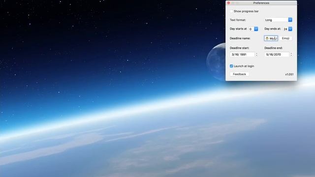 Progress Bar OSX - Mac menu bar app shows % of the life has progressed смотреть онлайн