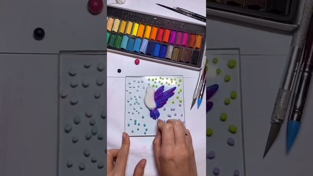 Мастер класс? колибри из полимерной глины?