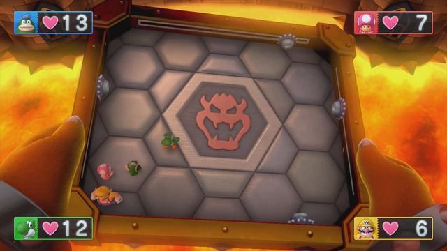 Mario Party 10 Bowser Party #463 Spike, Toadette, Yoshi, Wario Mushroom Park Master Difficulty смотреть онлайн