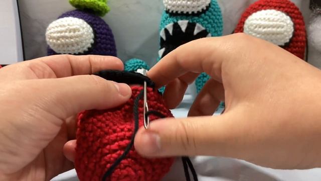 Among Us Imposter Crewmate | Crochet With Me | Videogame Amigurumi Monster | FREE Pattern + PDF смотреть онлайн