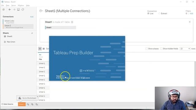 How to Union Multiple Data Sources in Tableau смотреть онлайн