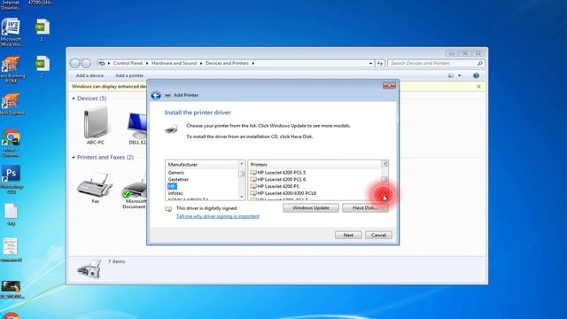 How To Install HP LaserJet P2050 Series PCL6 Printer Drivers смотреть онлайн