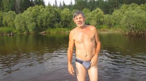 Иркутская область, Чунский район. пос. Таргиз. Пляж. Сейчас купаются здесь. 05.08.2017 г.