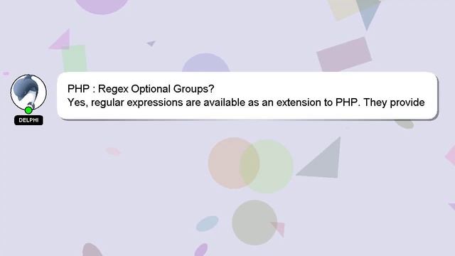 PHP : Regex Optional Groups? смотреть онлайн