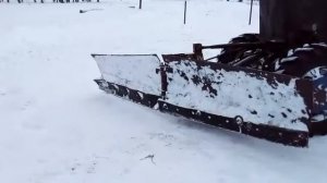 Снежный отвал "бабочка", создал своими руками.