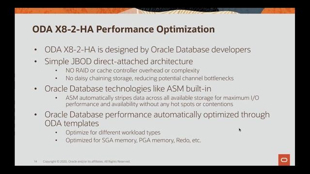 Oracle Database Appliance X8-2-HA Performance and 18.8 Updates смотреть онлайн