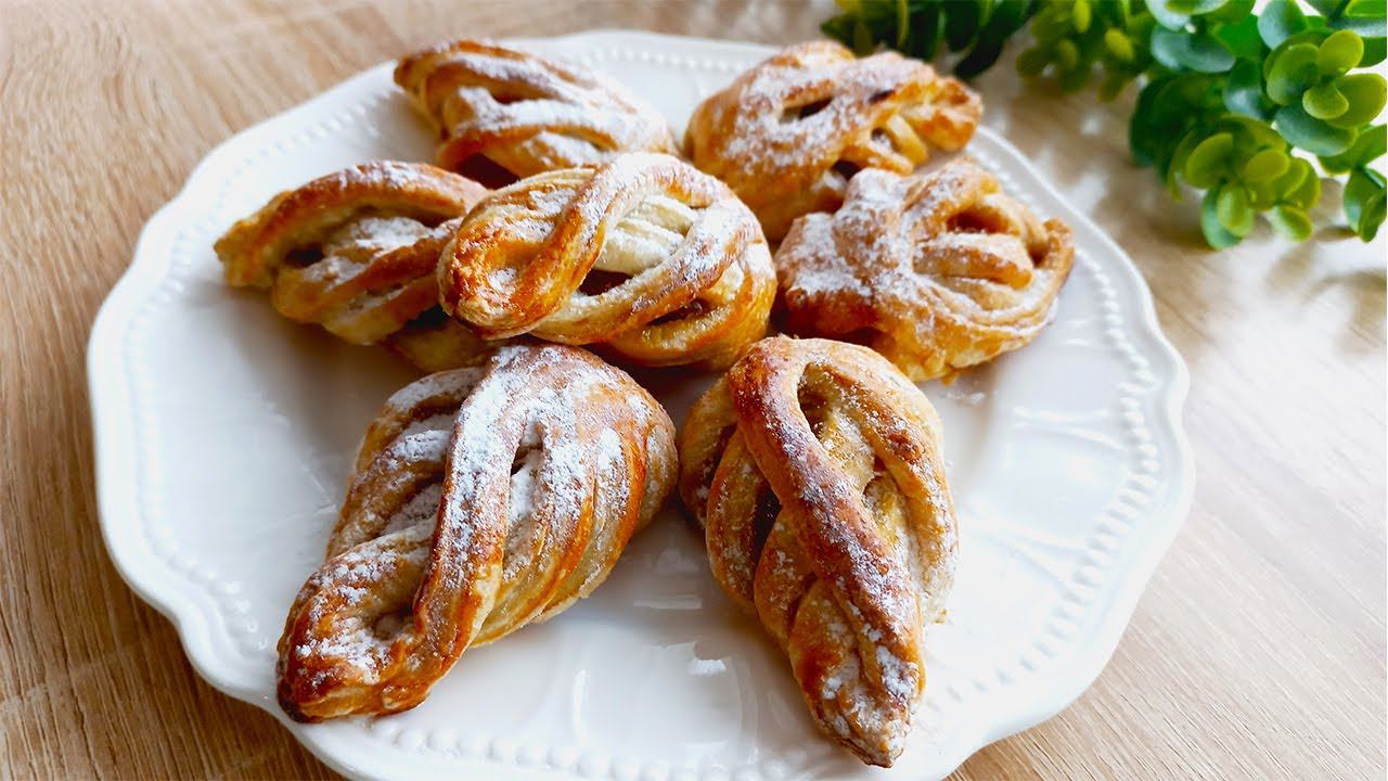 Выпечка из слоеного теста за несколько минут! Простой и вкусный рецепт ! Слойки с джемом смотреть онлайн