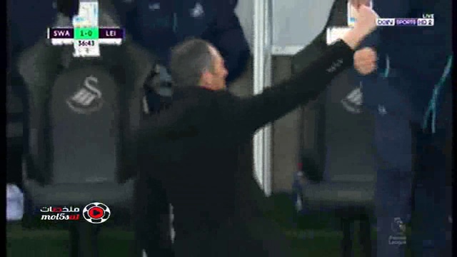 Swansea City 2 Vs 0 Lecester City смотреть онлайн