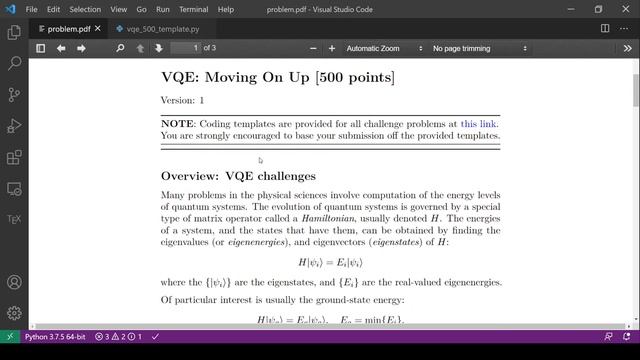 QHack Part 4: Variational Quantum Eigensolvers in Pennylane смотреть онлайн