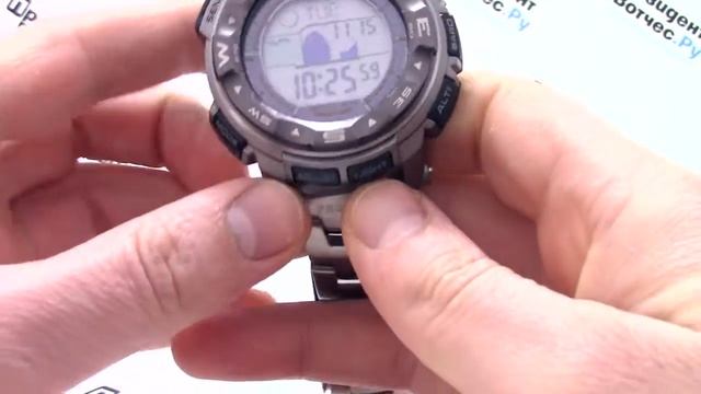 Часы Casio Pro Trek PRW-2500T-7E [PRW-2500T-7ER] - Видео обзор от PresidentWatches.Ru смотреть онлайн