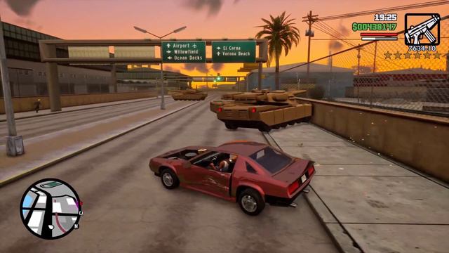 GTA San Andreas - The Definitive Edition - Driving Around With Buffalo Bulletproof Car смотреть онлайн
