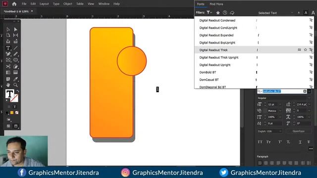 LIVE CLASS- 15 | InDesign | Idea for Leaflet Design, Page Step, Effects, Feather | हिंदी में | смотреть онлайн